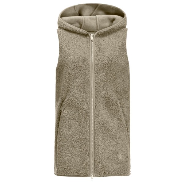 Image of Jack Wolfskin - Women"s High Curl Long Vest - Fleecegilet Gr L;M;S;XL;XS;XXL beige;schwarz'