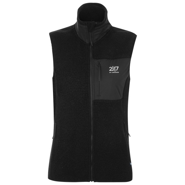 2117 of Sweden Skord Pile Vest Wollweste Women (Gr XS |schwarz)