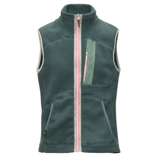 Elevenate Women’ Canyon Pile Fleece Vest Fleecebodywarmer Blauw