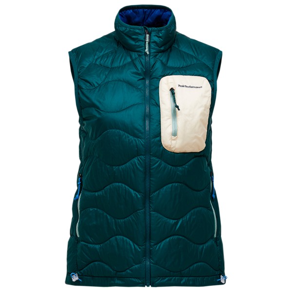 Peak Performance Helium Utility Down Vest Daunenweste Damen Alltag (Gr XL |blau)