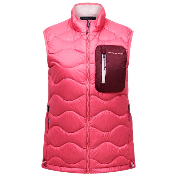 Peak Performance Women’s Helium Utility Down Vest Donzen bodywarmer Rood