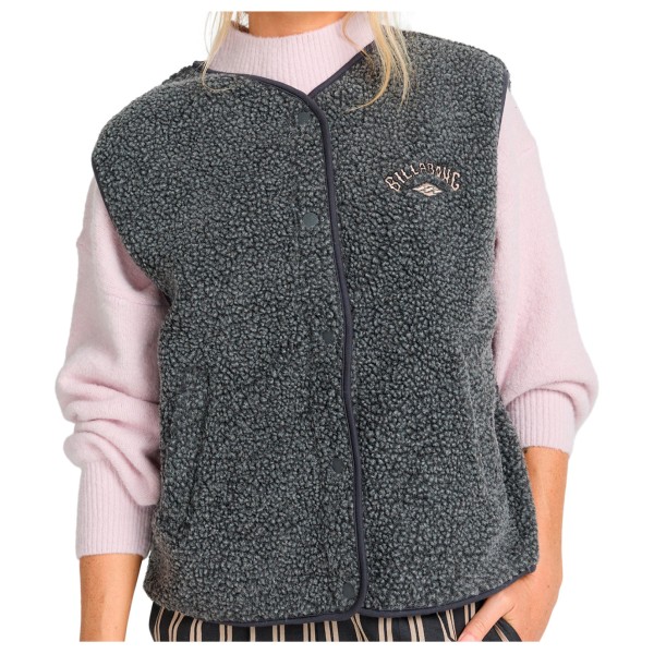 Billabong Women’s Be Happy Vest Fleecebodywarmer Grijs