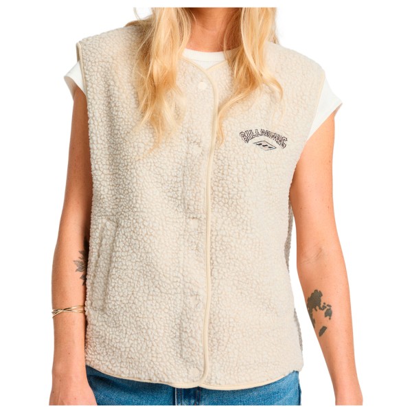 Billabong Women’s Be Happy Vest Fleecebodywarmer Beige