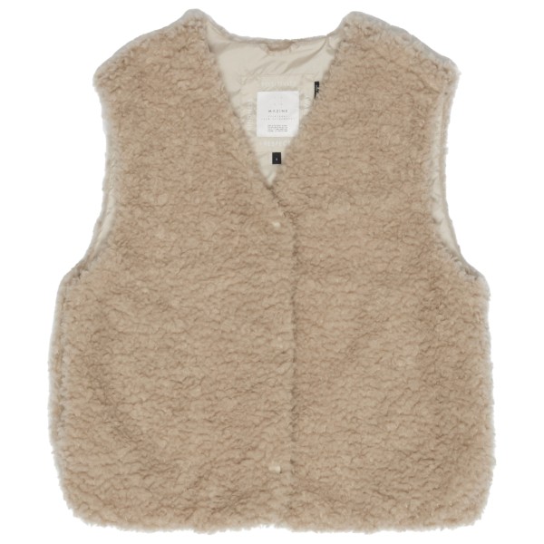 Mazine Women’s Faux-Fur Vest Fleecebodywarmer Beige