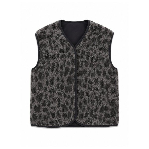 Mazine Women’s Printed Sherpa Vest Fleecebodywarmer Grijs