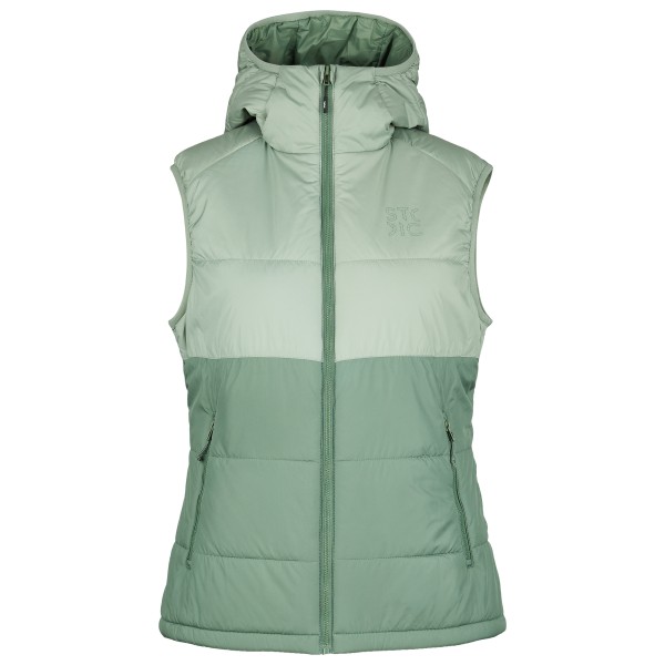 Stoic – Women’s MountainWool200 StorboSt. Hooded Vest – Wintergilet Gr 3XL;L;M;S;XL;XS;XXL grau/schwarz;grün