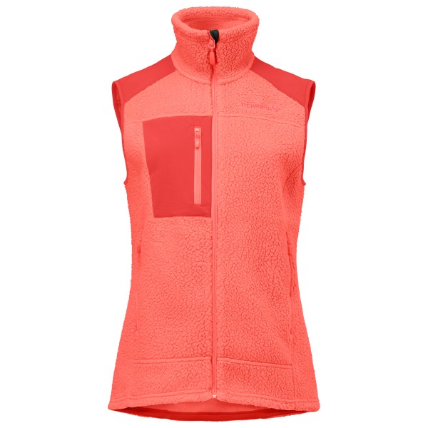 Norrøna Women’s Trollveggen Warm3 Vest Fleecebodywarmer Rood