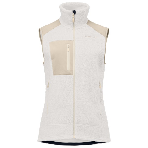 Norrøna Women’s Trollveggen Warm3 Vest Fleecebodywarmer Wit
