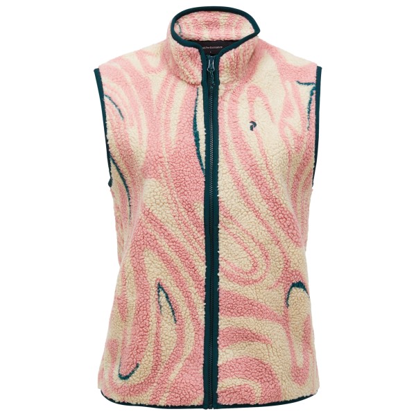 Peak Performance Graphic Pile Vest Fleeceweste Damen (Gr XS |rosa)