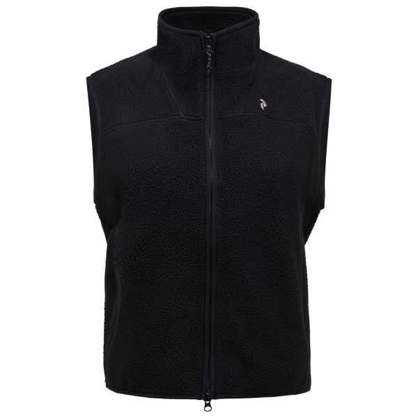Peak Performance Women’s Naturerush Pile Vest Fleecebodywarmer Zwart
