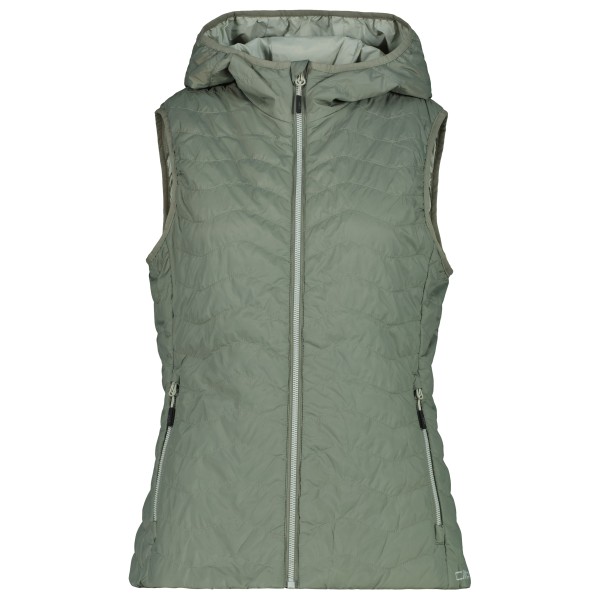 CMP Vest Fix Hood Kunstfaserweste Damen (Gr 36 |grün/oliv)