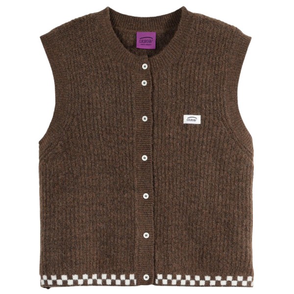 Oxbow Women’ Horizon Cardigan Merinobodywarmer Bruin