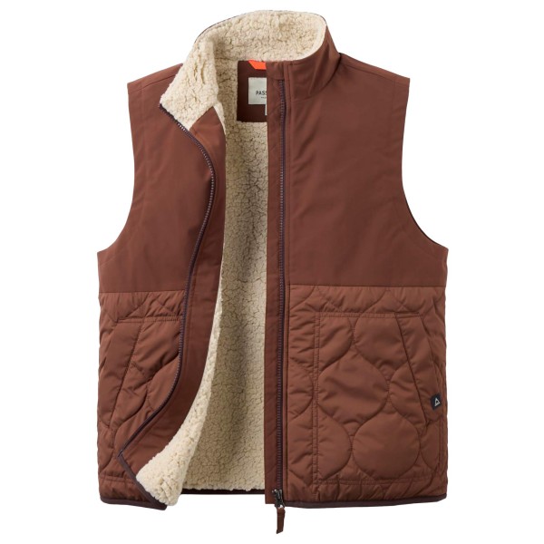 Passenger Women’ Flora Recycled Sherpa Lined Short Gilet Winterbodywarmer Bruin