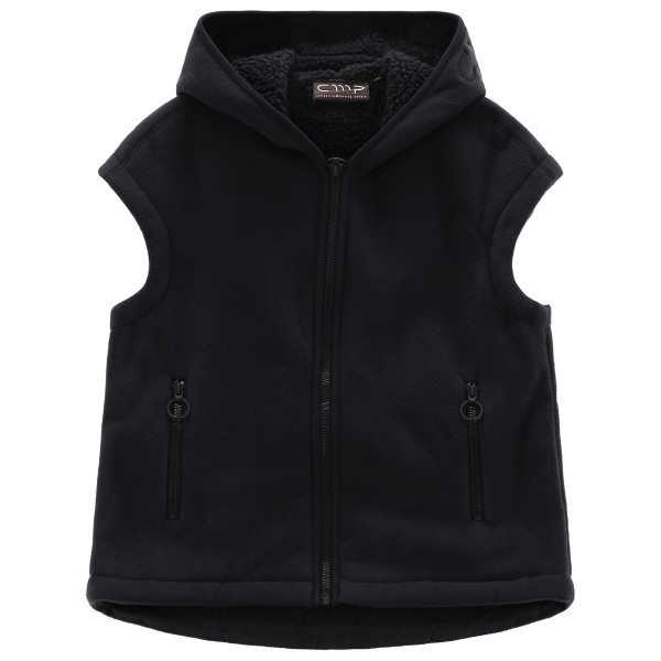 CMP Women’s Vest Fix Hood 36P4566 Fleecebodywarmer Zwart