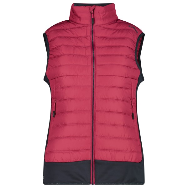 CMP Women’s Vest Hybrid Mini Ripstop 35Z2786 Synthetische bodywarmer Rood