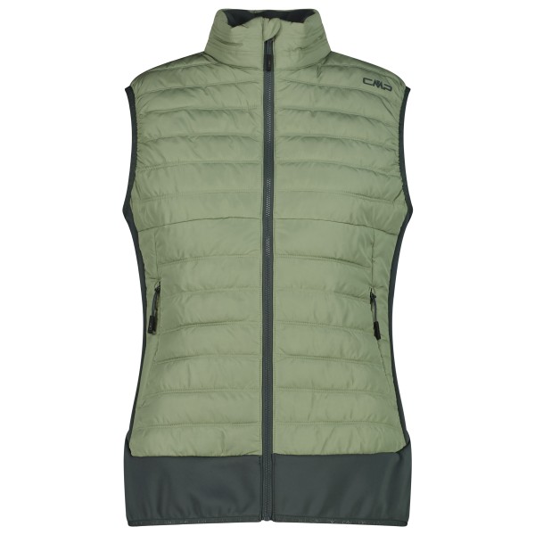 CMP Women’s Vest Hybrid Mini Ripstop 35Z2786 Synthetische bodywarmer Olijfgroen