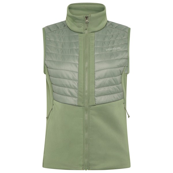 Didriksons Women’s Annema Vest Synthetische bodywarmer Olijfgroen