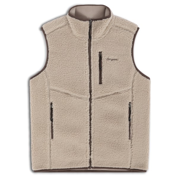 Bergans Women’s Lunnan Pile Fleece Vest Fleecebodywarmer Beige