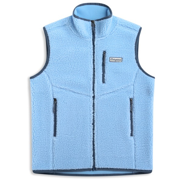 Bergans Women’s Lunnan Pile Fleece Vest Fleecebodywarmer Blauw