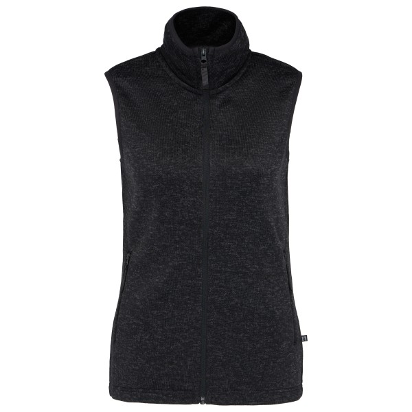 Heber Peak Women’s CrownHe. II Knit Vest Fleecebodywarmer Zwart
