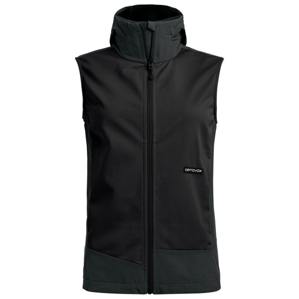Ortovox Women’s Ortler Softshell Plus Vest Softshellbodywarmer Zwart