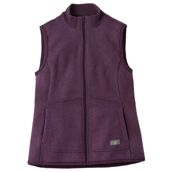 disana Women’s Weste Merinobodywarmer Purper