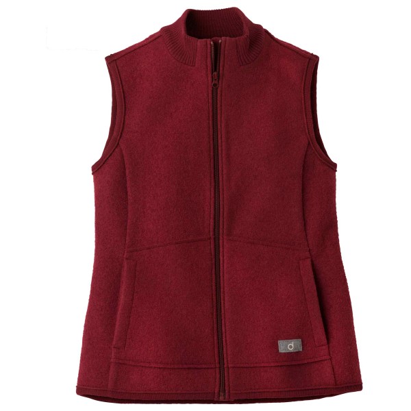 disana Women’s Weste Merinobodywarmer Rood
