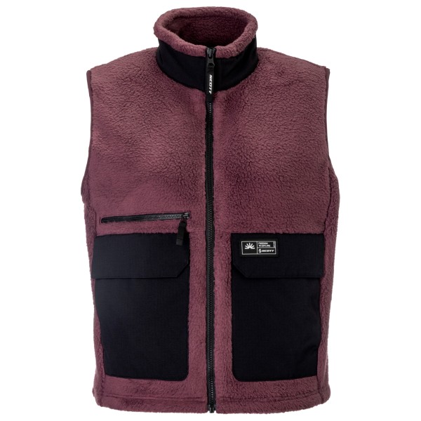 Scott Women’s Vest Escape Heritage Pile Fleecebodywarmer Purper