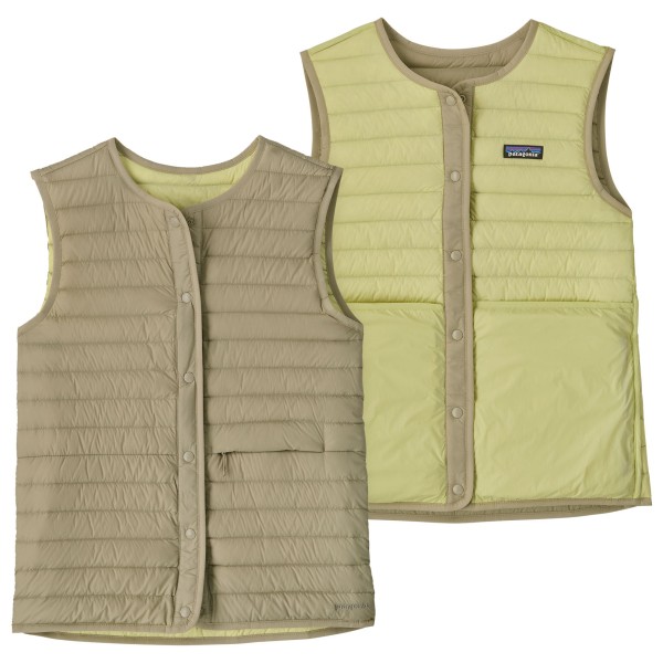 Patagonia Women’s Lightweight Reversible Down Sweater Vest Donzen bodywarmer Beige