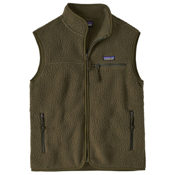 Patagonia Women’s Retro Pile Vest Fleecebodywarmer /olijfgroen Bruin