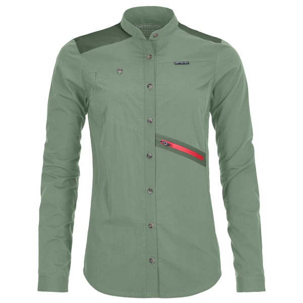 Image of Ortovox - Women's Merino Ashby Shirt L/S - Hemd Gr L;M;S;XS blau;grün;rot bei Bergfreunde.ch - der Outdoor Shop
