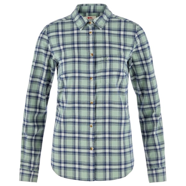 Fjällräven Women’ Övik Flannel Shirt Overhemd Grijs