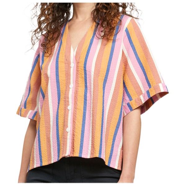 DEDICATED - Women's Blouse Odense Stripe - Bluse Gr XL bunt