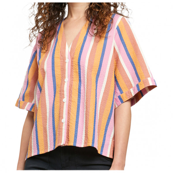 DEDICATED - Women's Blouse Odense Stripe - Bluse Gr XL bunt