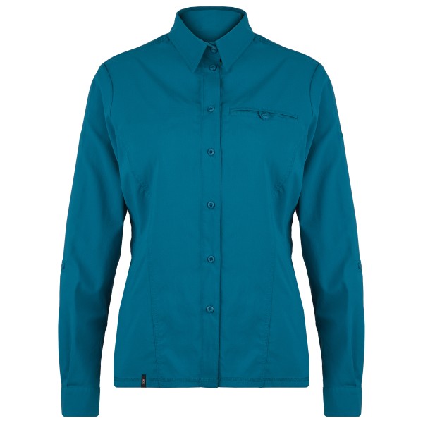 Image of Maul Sport - Women"s Hochalm 4XT SP - Bluse Gr 34;36;38;40;42;46;48;52;54;56;58 beige;blau;grau/weiß'