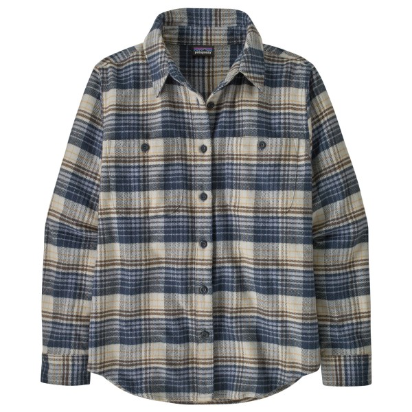 Patagonia Fjord Flannel Shirt Hemd Women (Gr S |grau)