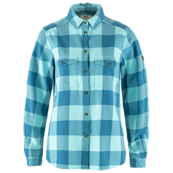 Fjällräven Women’ Övik Heavy Flannel Shirt Overhemd turkoois Turquoise