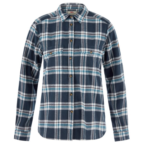 Fjällräven Women’s Övik Heavy Flannel Shirt Overhemd Grijs