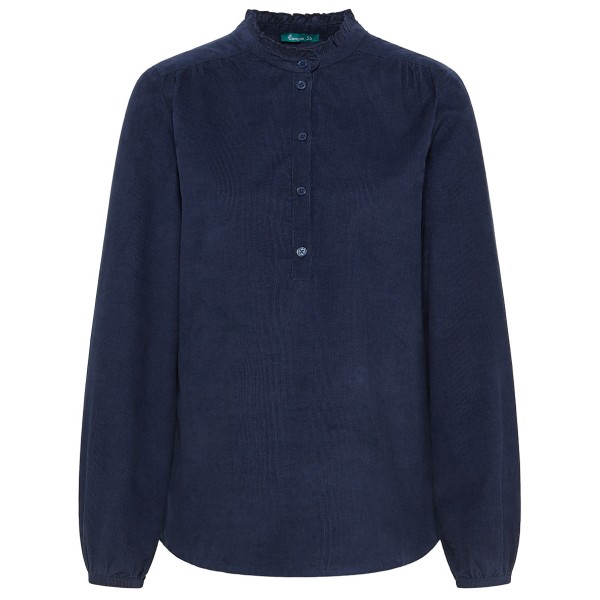 Image of Tranquillo - Women"s Bluse aus Cord - Bluse Gr 36;38;40;42;44 blau;oliv'