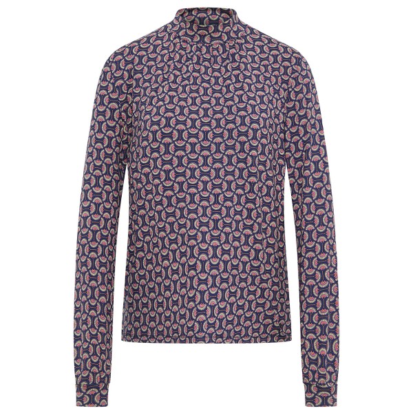 Image of Tranquillo - Women"s Ecovero-Bluse close Neck - Bluse Gr L;M;S;XL;XS blau;lila'