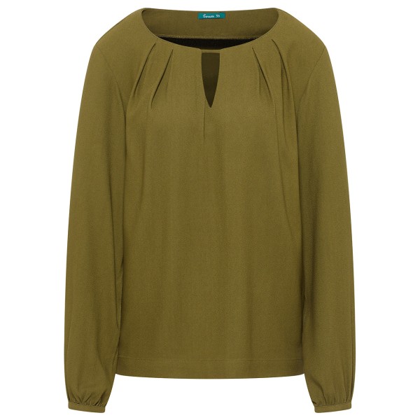Image of Tranquillo - Women"s Lockere Ecovero-Bluse - Bluse Gr 36 oliv'