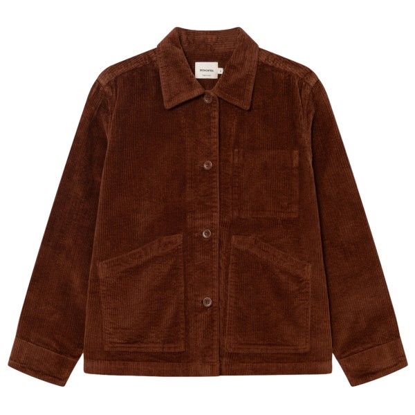 DEDICATED Women’s Jacket Stiby Corduroy Overhemd Bruin
