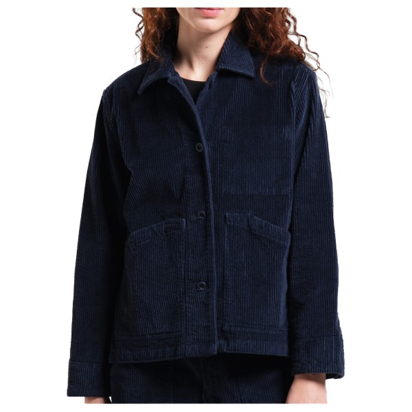 Image of DEDICATED - Women"s Jacket Stiby Corduroy - Hemd Gr L;M;S;XL;XS blau;rot'