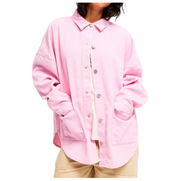 Roxy Women’s Kick Back Washed Cord Overhemd Roze