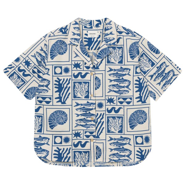 DEDICATED Shirt Torup Bluse Damen Alltag (Gr M |grau)