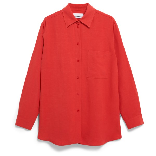 Bluse ARMEDANGELS Maalgaa Lino Damen (Gr XS |rot)