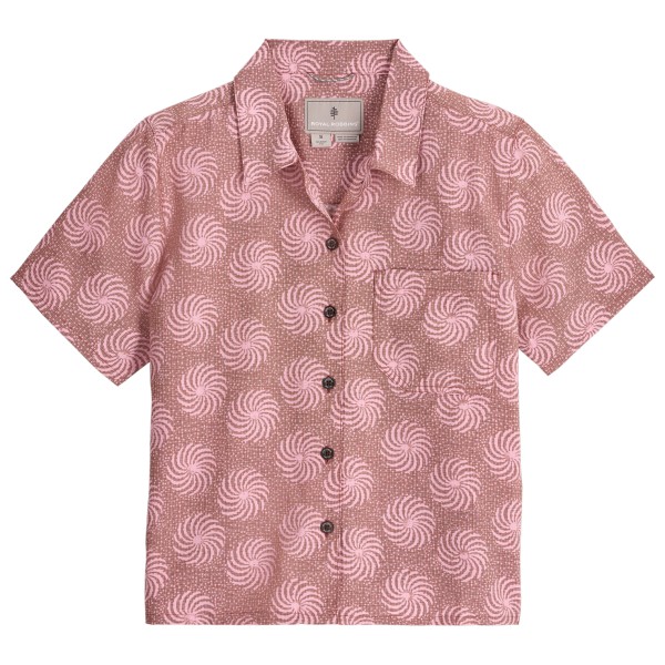 Royal Robbins Camino Pucker S/S Bluse Damen Wandern (Gr L |rosa)