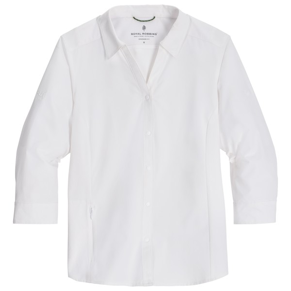Royal Robbins Women’s Expedition Pro 3/4 Sleeve Blouse Wit