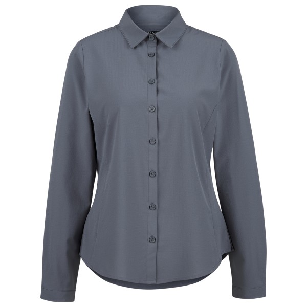 Stoic AntiMosquito ByskeSt Shirt L/S Blusen Damen (Gr XS |blau)