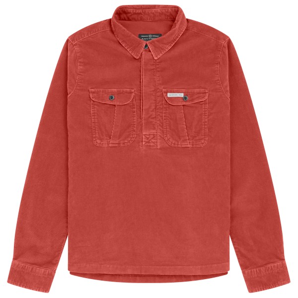 Amundsen Sports – Women’s Ranger Velvet Half-Zip Shirt – Blouse maat S, Rood